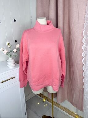 Offline Cloud Fleece MOCKNECK in Playful Pink